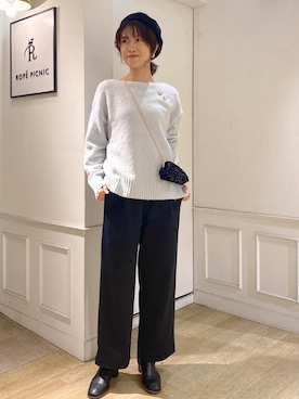 「お正月・初詣コーデ」｜「アイテム（ブーツ）」を使った、aikoさん（レディース・168cm）の冬コーディネート