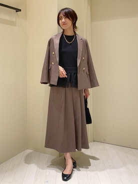 「アイテム（スカート）」を使った、aikoさん（レディース・168cm・30代）の夏コーディネート