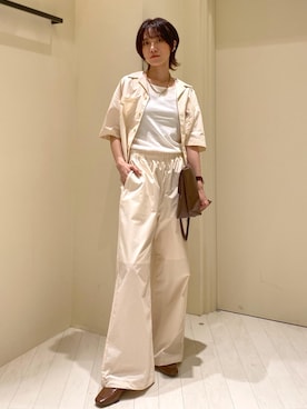 「アイテム（ローファー）」を使った、aikoさん（レディース・168cm・30代）の夏コーディネート