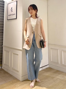 「GDS14230」｜aikoさん（レディース・168cm）の春コーディネート