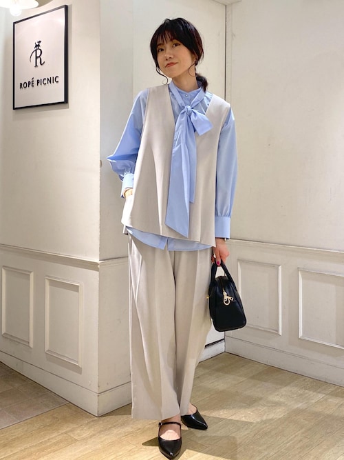 花粉ガード】クリアツイルジレベスト/セレモニー・通勤対応