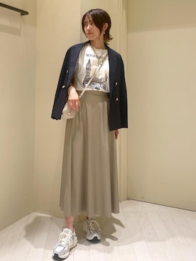 「アイテム（テーラードジャケット）」を使った、aikoさん（レディース・168cm・30代）の秋コーディネート