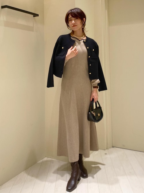 セール】ハートネックニットワンピース（ワンピース）｜ROPE' PICNIC