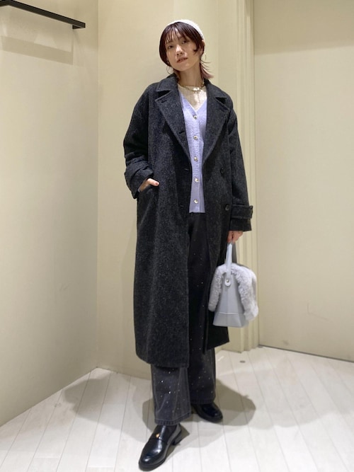 セール】JAPAN FABRIC スタンドカラーロングコート/一部WEB限定カラー