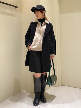 「アイテム（ショルダーバッグ）」を使った、aikoさん（レディース・168cm・30代）の秋コーディネート