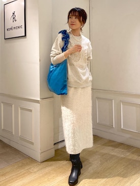 「アイテム（スウェット）」を使った、aikoさん（レディース・168cm・30代）の秋コーディネート