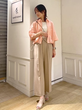 「GDS14190」｜aikoさん（レディース・168cm）の春コーディネート