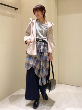 「アイテム（ショルダーバッグ）」を使った、aikoさん（レディース・168cm・30代）の秋コーディネート