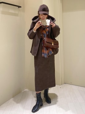 「アイテム（ブルゾン）」を使った、aikoさん（レディース・168cm・30代）の秋コーディネート