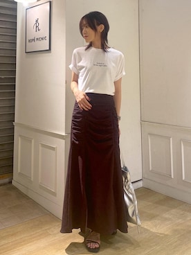 「マキシ」｜「アイテム（サンダル）」を使った、aikoさん（レディース・168cm）の夏コーディネート