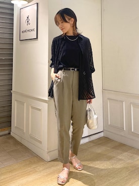 「GIA14190」｜aikoさん（レディース・168cm）の夏コーディネート