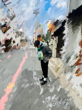 「nest Robe（ネストローブ）のアイテム」を使った、kaさん（メンズ・170cm）の冬コーディネート