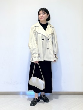 めいさん（レディース・159cm）の冬コーディネート