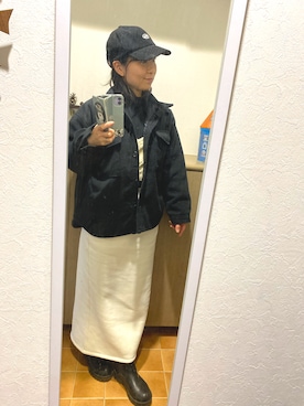 「Te chichi（テチチ）のアイテム（その他アウター）」を使った、櫻夜さん（レディース・158cm）の冬コーディネート
