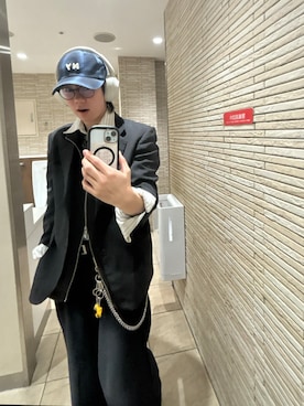 「アイテム（帽子）」を使った、しゅんやさん（メンズ・172cm）の秋コーディネート