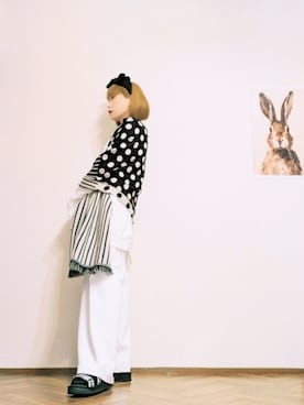 「アイテム（財布/小物）」を使った、あいさん（レディース・153cm）の秋コーディネート