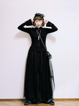 「YANUK（ヤヌーク）のアイテム」を使った、あいさん（レディース・153cm）の夏コーディネート