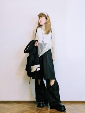 「VACANCY（ヴァカンシー）のアイテム」を使った、あいさん（レディース・153cm）の秋コーディネート