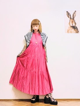 「アイテム（アームカバー）」を使った、あいさん（レディース・153cm）の秋コーディネート