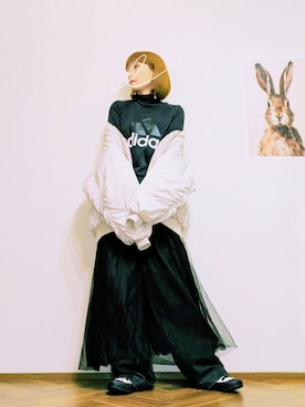 「Java（ジャバ）のアイテム（ジャケット/アウター）」を使った、あいさん（レディース・153cm）の冬コーディネート