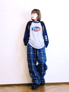 「an meets zakka（アンミツザッカ）のan meets zakka プレーンレザーチョーカー（チョーカー、ブラック系）」を使った、あいさん（レディース・153cm）の秋コーディネート