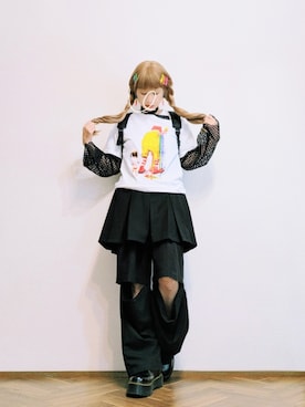 「VACANCY（ヴァカンシー）のアイテム」を使った、あいさん（レディース・153cm）の夏コーディネート
