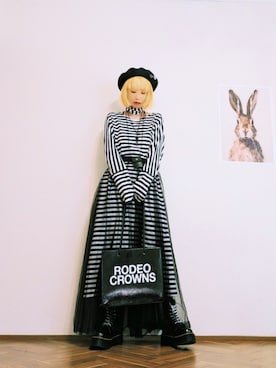 「アイテム（ハンチング/ベレー帽）」を使った、あいさん（レディース・153cm）の秋コーディネート