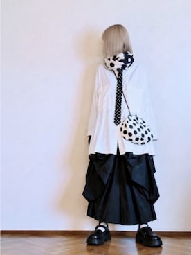 「SVEC（シュベック）のアイテム」を使った、あいさん（レディース・153cm）の秋コーディネート