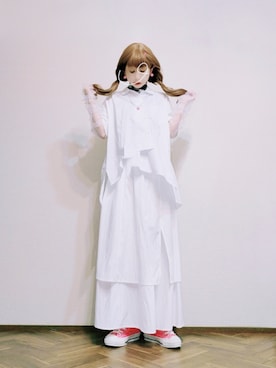 「アイテム（ウィッグ）」を使った、あいさん（レディース・153cm）の夏コーディネート