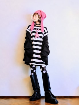 「Loose/ルース（ルース）のアイテム」を使った、あいさん（レディース・153cm）の秋コーディネート