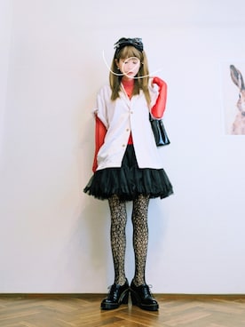 「SHEINのアイテム（ウィッグ、ブラウン系）」を使った、あいさん（レディース・153cm）の春コーディネート