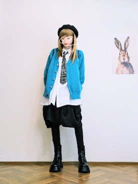 「HARE（ハレ）のアイテム（ブーツ）」を使った、あいさん（レディース・153cm）の春コーディネート