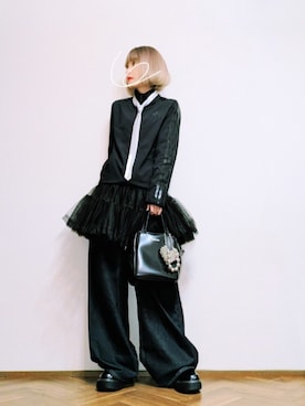 「adidas（アディダス）のアイテム（ジャケット/アウター）」を使った、あいさん（レディース・153cm）の春コーディネート