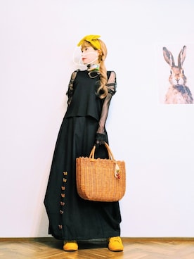 「Handmade（ハンドメイド）のアイテム」を使った、あいさん（レディース・153cm）の夏コーディネート