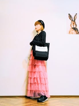 「アイテム（ピアス（片耳用））」を使った、あいさん（レディース・153cm）の秋コーディネート