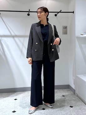「アイテム（テーラードジャケット）」を使った、RYO.さん（レディース・165cm・20代）の夏コーディネート
