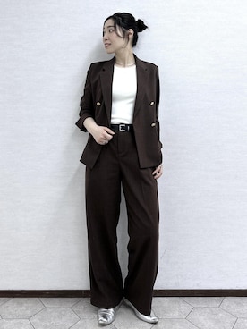 「ROPE' PICNIC（ロペピクニック）のアイテム」を使った、RYO.さん（レディース・165cm）の春コーディネート