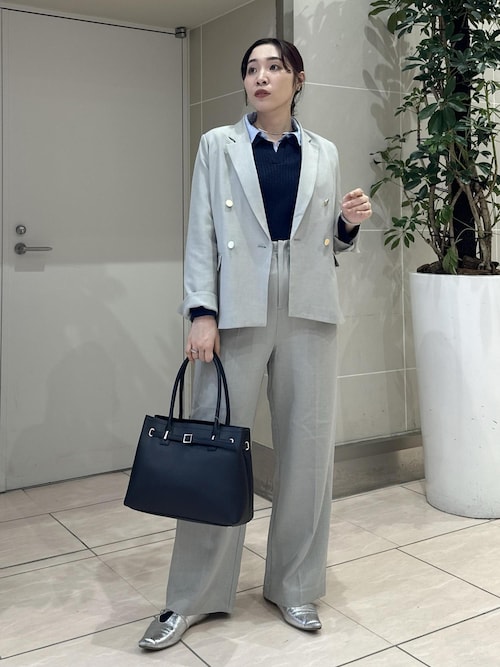 ダブルカラーミニケーブルニット（ニット/セーター）｜ROPE' PICNIC