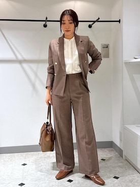 「アイテム（テーラードジャケット）」を使った、RYO.さん（レディース・165cm・20代）の夏コーディネート