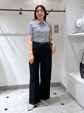 「アイテム（トップス）」を使った、RYO.さん（レディース・165cm・20代）の夏コーディネート