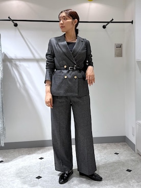 「アイテム（テーラードジャケット）」を使った、RYO.さん（レディース・165cm・20代）の夏コーディネート