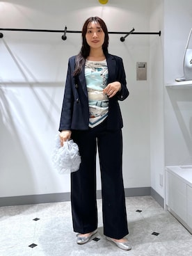 「ビスチェ」｜「アイテム（財布/小物）」を使った、RYO.さん（レディース・165cm）の夏コーディネート