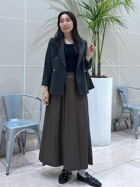 「お仕事コーデ」｜RYO.さん（レディース・165cm）の秋コーディネート