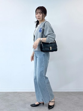 「アイテム（カーディガン/ボレロ）」を使った、RYO.さん（レディース・165cm・20代）の夏コーディネート