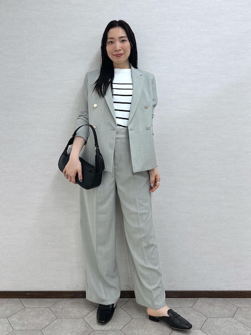 抗菌防臭・接触冷感・UVカット カナパ金ボタンジャケット通勤・セットアップ対応 ROPE' PICNIC｜【抗菌防臭・接触冷感・UVカット】カナパ金ボタン