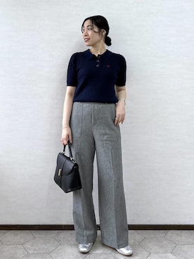 「ROPE' PICNIC（ロペピクニック）のアイテム」を使った、RYO.さん（レディース・165cm）の春コーディネート