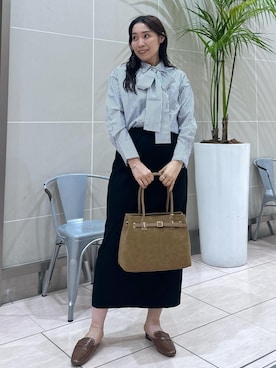 「お仕事コーデ」｜RYO.さん（レディース・165cm）の秋コーディネート