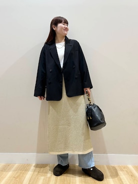 みよしさん（レディース・159cm）の秋コーディネート