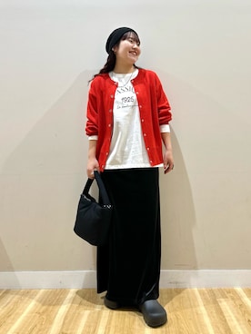 「アイテム（その他シューズ）」を使った、みよしさん（レディース・159cm）の秋コーディネート