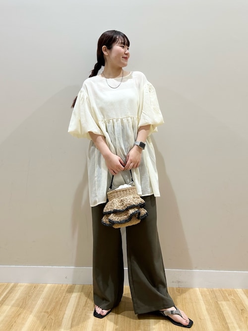 セール】シアーティアードブラウス（シャツ/ブラウス）｜ITEMS
